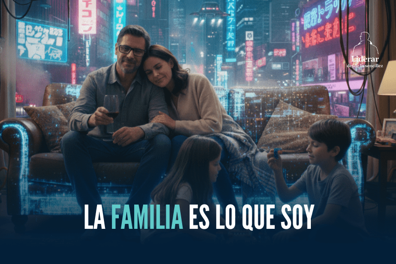 El trabajo es lo que hago, la familia es lo que soy